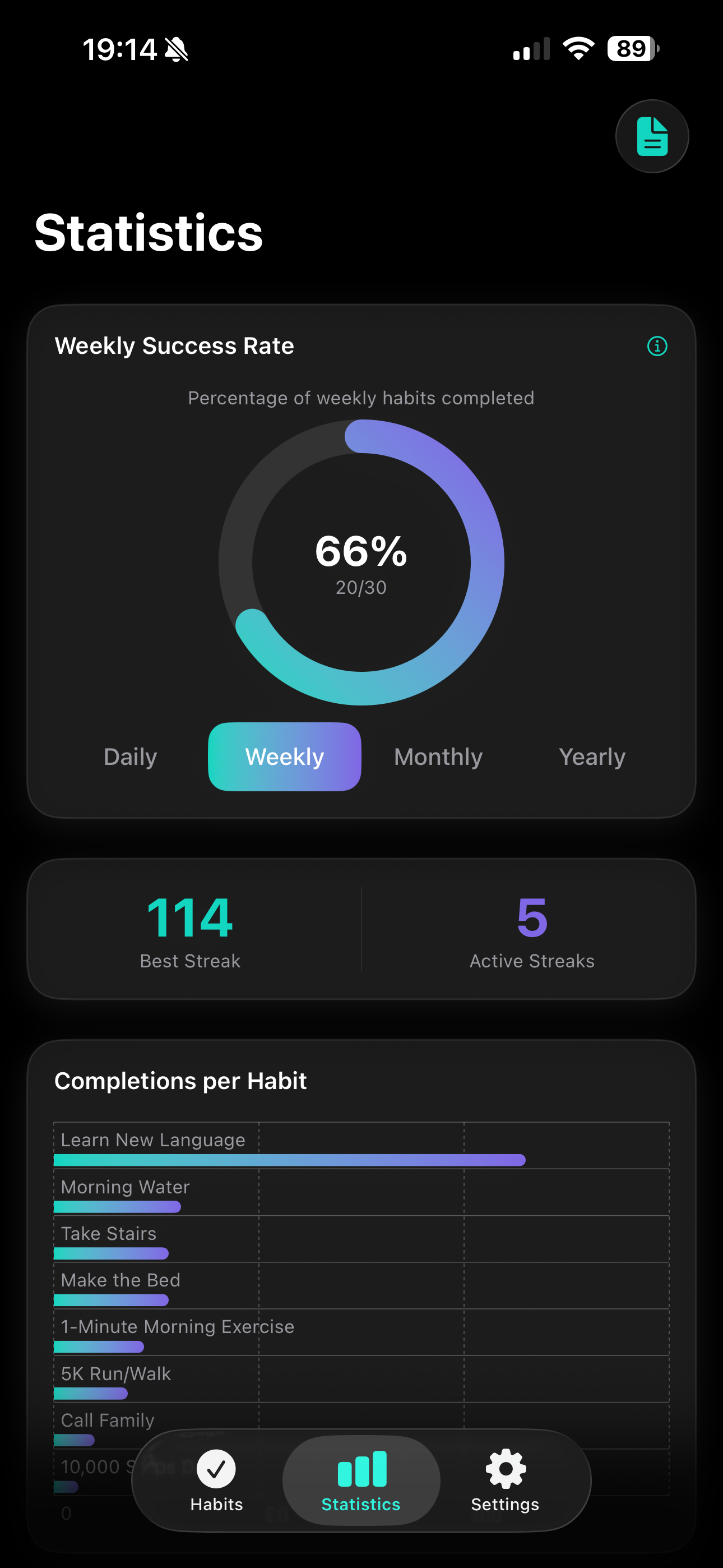 Rytmo Screenshot 3 - Calendar View